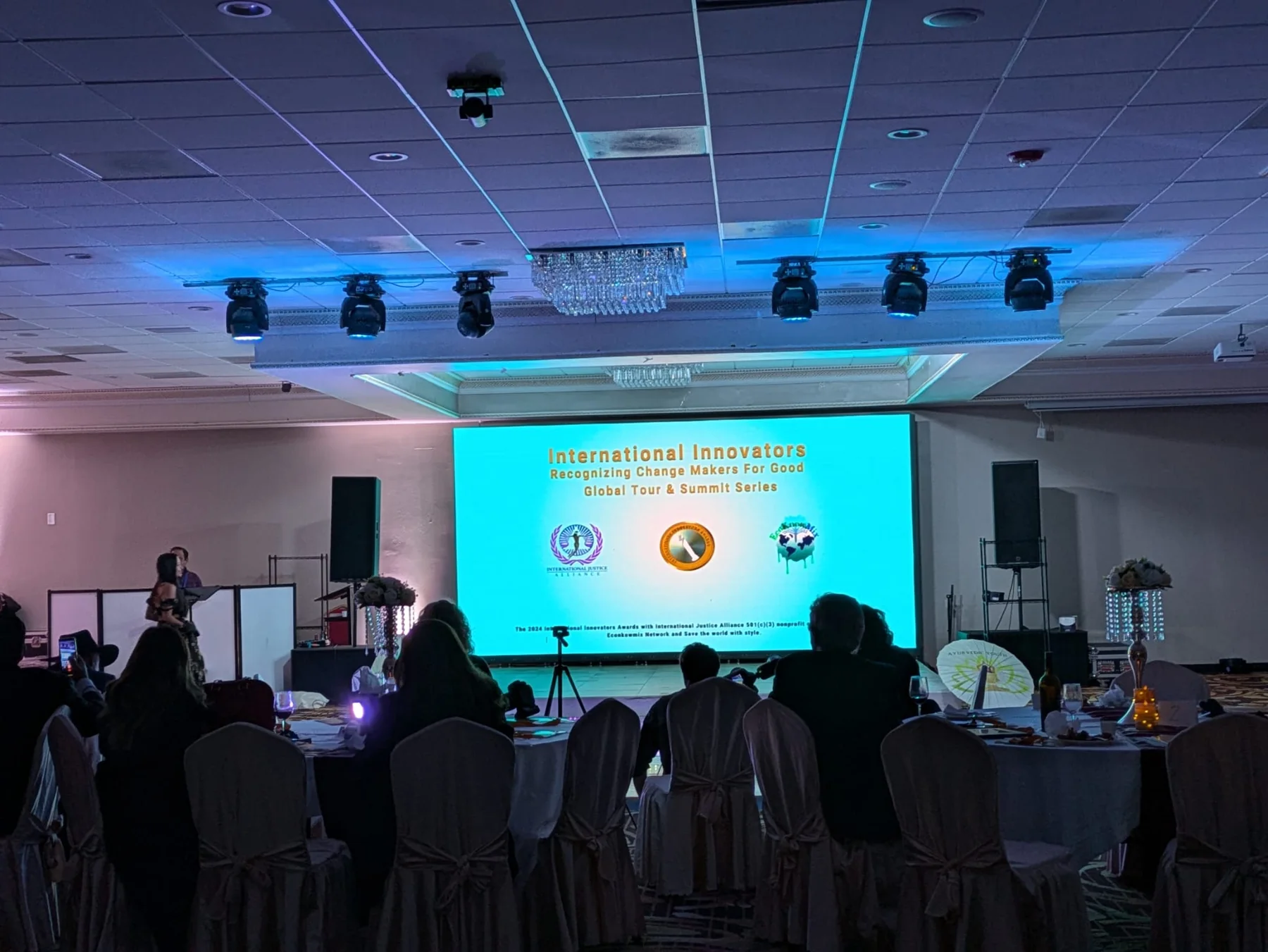 Business conference presentation